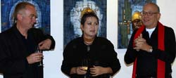 Artist line-up und Er�ffnungsrede durch den Galeristen Dieter Fischer
